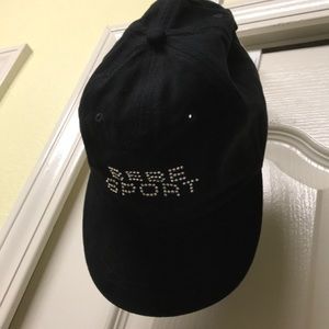 Bebe Sport rhinestone hat cap